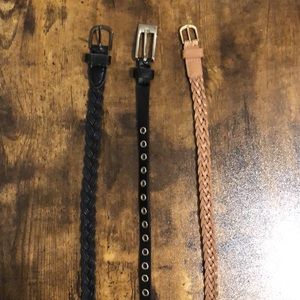Set of 3 belts